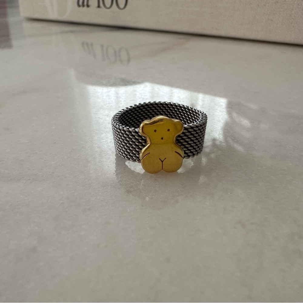 Authentic TOUS STEEL SWEET DOLLS RING - Picture 4 of 7